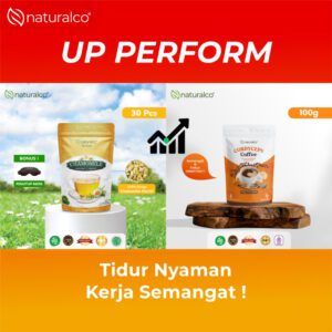 Naturalco UP Perform Untuk Insomnia & Performa Kerja Maksimal