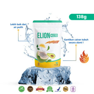 ELION Keto Pouch | Sahabat Diet Keto | Electrolyte Mix | Gantikan Cairan Tubuh Dengan Yg 100% Alami
